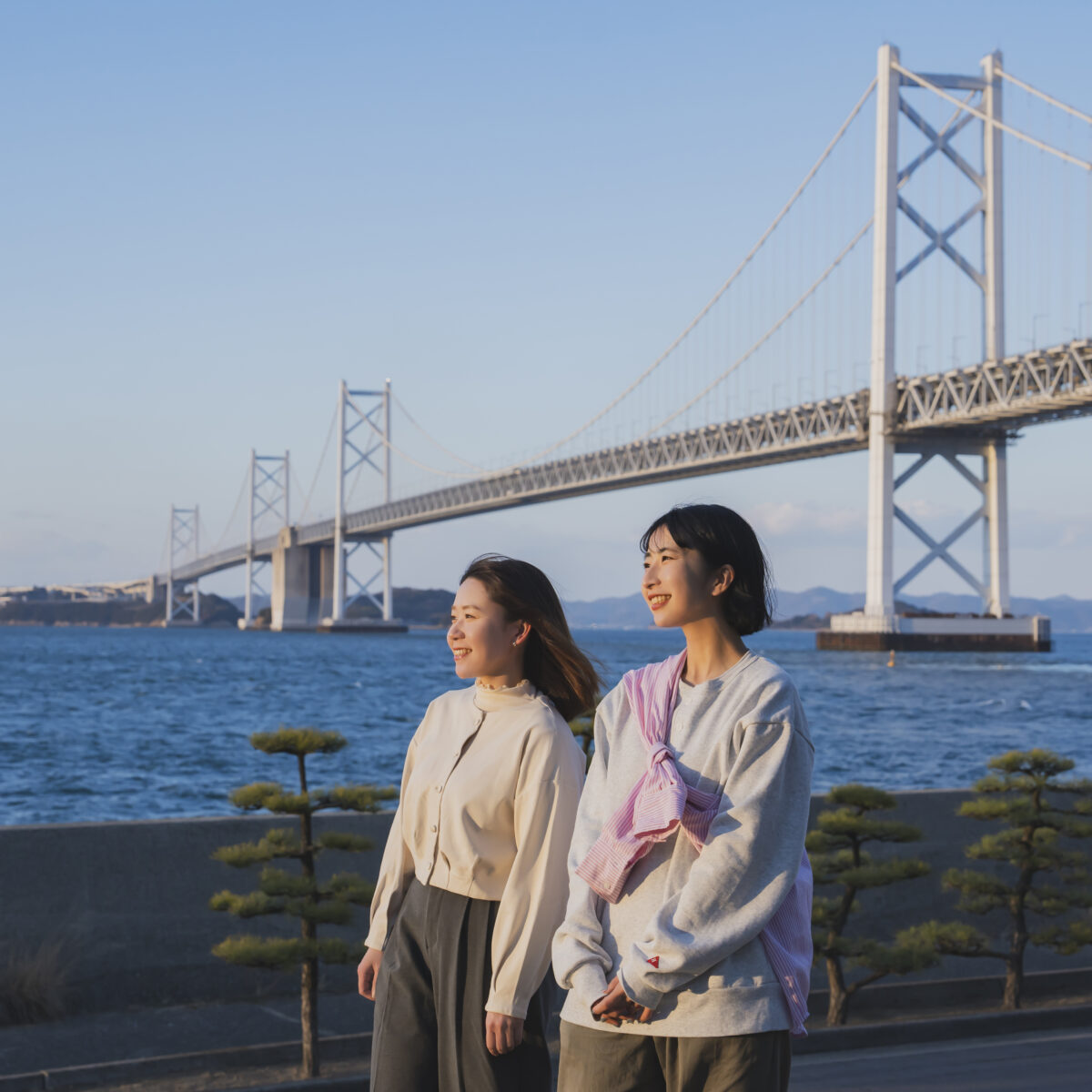 ゆったりおでかけ。<br>瀬戸大橋記念公園エリアで心がほぐれる日帰り旅